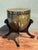Brass Vintage Hammered Brass Drum Table For Sale - Image 8 of 18