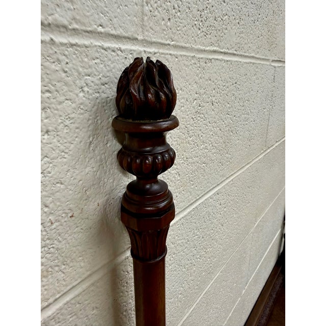 Antique Berkey & Gay Mahogany Vanity or Kneehole Desk For Sale - Image 9 of 18