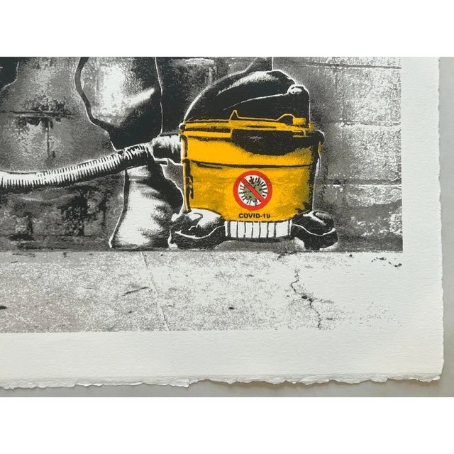 Pop Art Pop Art Masterpiece by Los Angeles Artist Hijack "Pandemonium" Limited Edition Hand-Pulled Screen Print c.2020 For Sale - Image 3 of 12