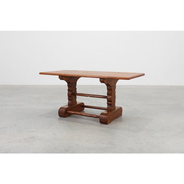 Antique 17th Century Oak Monastery Coffee Table, France For Sale - Image 5 of 13