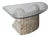 Travertine Stone Coffee Table attributed to Magnussen Ponte, 1980s For Sale