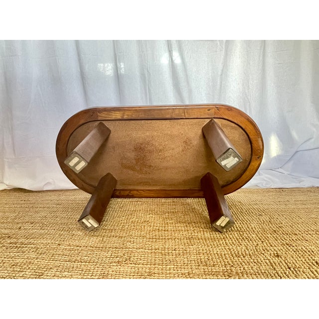 Ceramic and Wood Herbarium Coffee Table, 1970s For Sale - Image 6 of 15