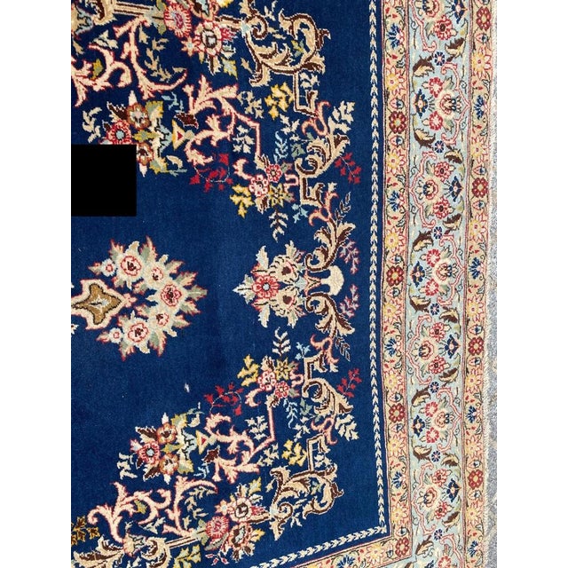 Textile Mid-Century Qom Rug, 1970s For Sale - Image 7 of 17