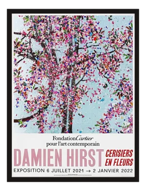 Damien Hirst, Cherry Blossoms, Poster, Framed