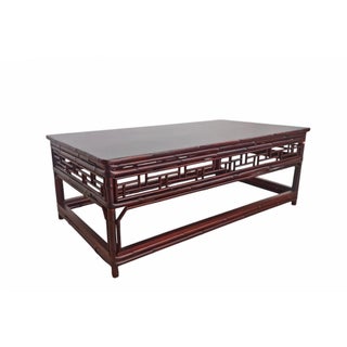 Vintage Bamboo Kang Coffee Table For Sale