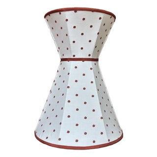 Hourglass Polka Dot Lampshade For Sale