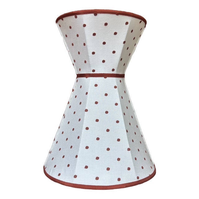 Hourglass Polka Dot Lampshade For Sale