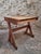 Vintage French Oak School Desk with Hinged Top, 1960s For Sale - Image 9 of 17