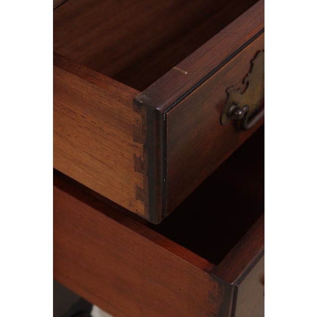 Colonial Edison Institute Henry Ford Chippendale Mahogany Lowboy For Sale In Philadelphia - Image 6 of 14