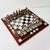 1950s Vintage Frank Lloyd Wright Arts & Crafts Boho Chic Stained Glass Chess Set - Set of 33, Atrributed For Sale - Image 18 of 18