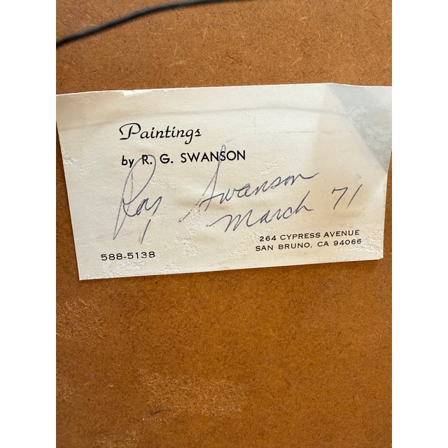 Richard Swanson Distinguished Male in Yellow Jacket Original Painting ...