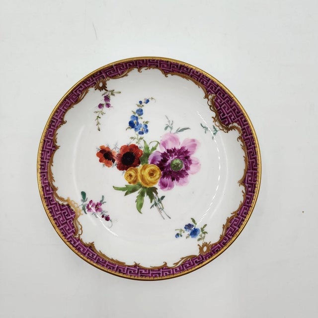 German Tea Service from Meissen, 1910, Set of 4 For Sale - Image 9 of 11