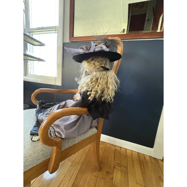 Victorian 1998 Jan McLean “Patricia” 30" Porcelain Doll, Signed No. 452/1000 For Sale - Image 3 of 13
