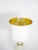 Opaline Glass / Gilt Gold Decorated Pair Table Lamp For Sale - Image 11 of 12