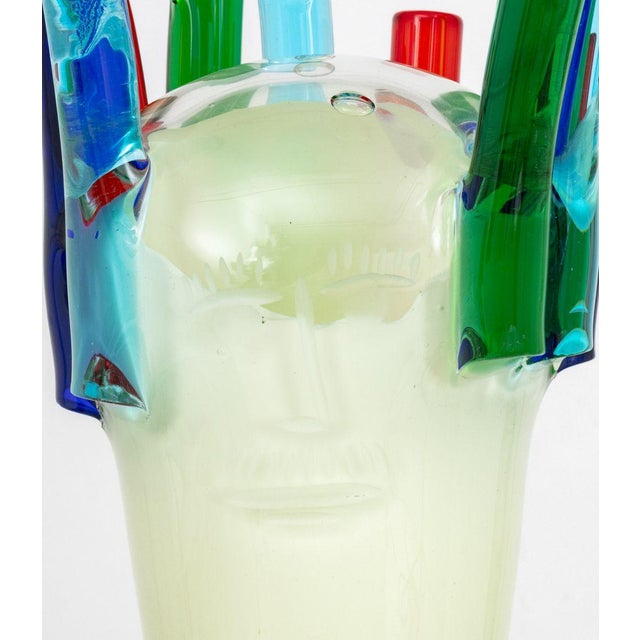 Figurative Early 20th Century Elio Raffaeli Murano Glass Sculpture Floor Lamp For Sale - Image 3 of 10