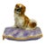 Vintage Ceramic Dog on Cushion For Sale