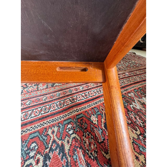 Mid-Century Modern 1970s Mid Century Juul Kristensen Teak Stool/ Ottoman (Only 1 Left!) For Sale - Image 3 of 12