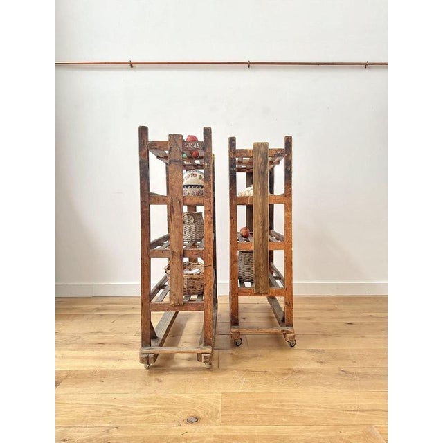 20th Century Bakers Trolleys, Set of 2 For Sale - Image 7 of 11