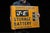 Industrial Early 20th Century "J-E" Storage Battery Flange Sign For Sale - Image 3 of 10