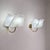 Italian Floral Sconces Murano Glass Wall Lights Brass, 1970s For Sale - Image 9 of 12