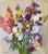 Early 21st Century Valery Bayda, Irises, 2024, Oil Painting on Canvas For Sale - Image 5 of 5