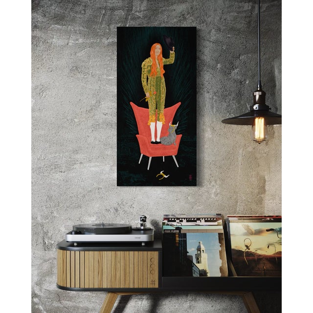 Catarina by Steve Moors 24'x48" Ready to Hang For Sale - Image 9 of 11