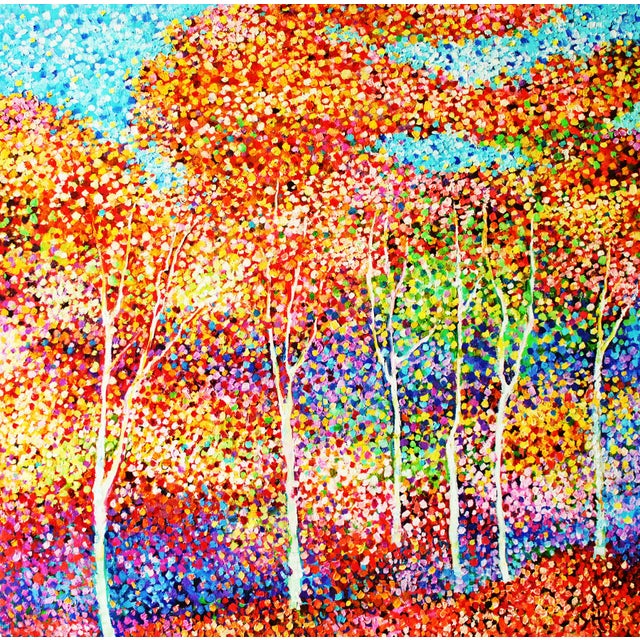 Autumn melody In this vibrantly textured oil painting, I explore the jubilant essence of autumn's splendor. Each...