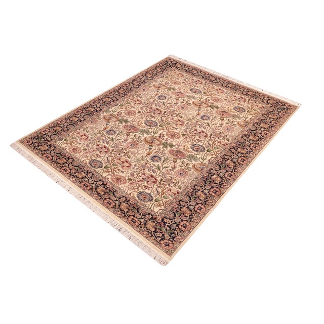 Designed with mesmerizing intricacy and gorgeous color palette, this hand-knotted masterpiece demonstrates the beauty and...