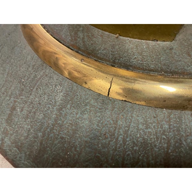 Mid-Century Italian Crystal Brass Dining Table, 1970s For Sale - Image 16 of 18