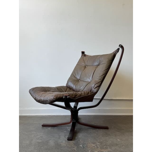 Sigurd Ressell 1970s "Falcon" Chair Attributed to Sigurd Ressell for Vatne Möbler For Sale - Image 4 of 11