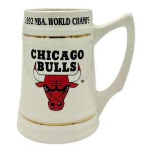 Vintage Chicago Bulls 1992 Nba Basketball World Champs Ceramic Mug