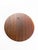 Wood Convex Witchs Eye Mirror in Wood and Brass, France, 1940s For Sale - Image 7 of 14