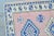 Pink and Blue Oushak Pastel Small Rug For Sale - Image 9 of 11