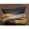 Estate " H Gold" Tri Color Interwoven Rolling Stretch Bracelet 18YG, RG, WG 87Gm For Sale - Image 16 of 18