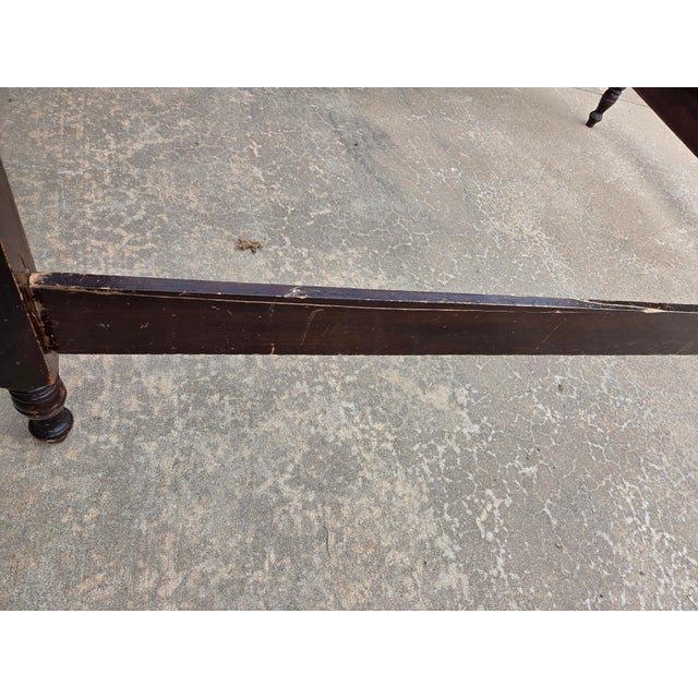 Wood 1920s Victorian Era Walnut Jenny Lind Style Bed Frame For Sale - Image 7 of 9
