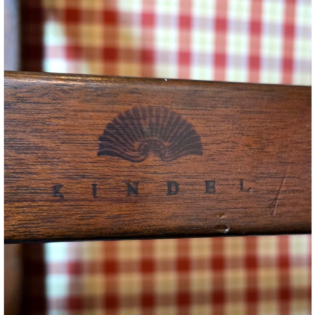 Early 21st Century Pair of Kindel Furniture Winterthur Collection New York Ottomans For Sale - Image 5 of 15