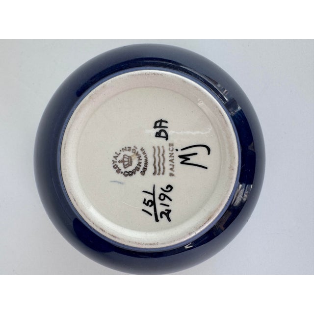 1960s 1960s Mid Century Modern Royal Copenhagen Fajance Bowl For Sale - Image 5 of 6