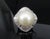 Late 20th Century Rare 18mm South Seas Pearl & 3.63ct Diamond Platinum Ring, 32gr Size 5.75 For Sale - Image 17 of 18