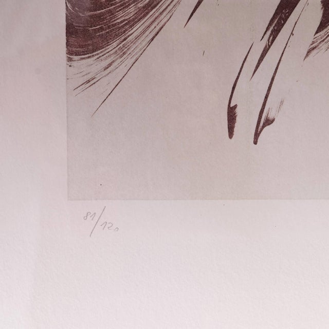 Modern Karl Otto Götz, Composition, Color Lithograph, 1967 For Sale - Image 3 of 6