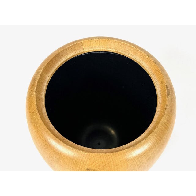 1980s Vintage Wooden Ice Bucket by Richard Nissen for Bodum, Denmark, 1980s For Sale - Image 5 of 10