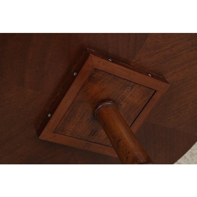 Maitland Smith 89-0406 Inlaid Mahogany Table For Sale - Image 12 of 13