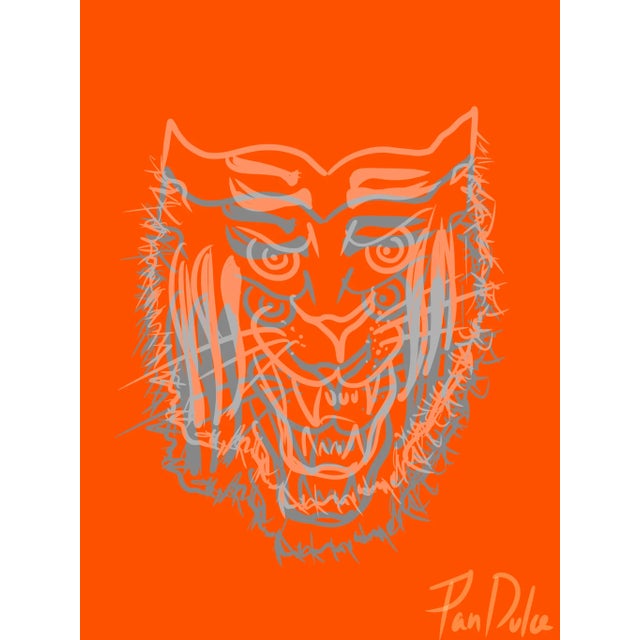 Drunken Tiger Giclee on Canvas by Pan Dulce Pan Dulce is a Los Angeles Artist who uses their Alias Name to describe itself...