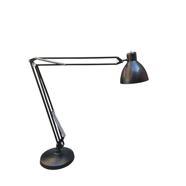 Piantana Mod the Great JJ Nera by Jac Jacobsen for Luxit Leucos, 1980s For Sale - Image 12 of 18