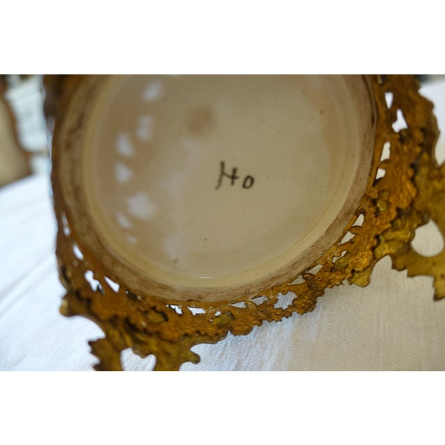 19th Century Enameled Baluster Vase with Gilt Bronze Mount For Sale - Image 6 of 7
