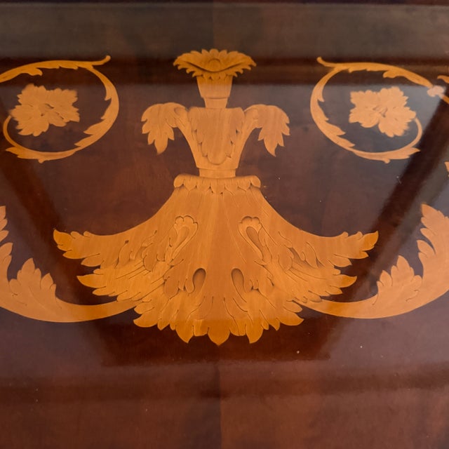 Wood Inlaid Commode From Trouvailles—two Available For Sale - Image 7 of 11