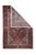 A semi-curvilinear Heriz style, developed first in the later 1940's, this prime example shows a shaped red field with a...