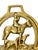 Metal Mid 20th Century Vintage English Equestrian Horse and Hound Wall Hat Hook in Horseshoe Form For Sale - Image 7 of 7