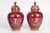 Napoleon III Lidded Vases in Painted Porcelain, 19th Century, Set of 2 For Sale - Image 5 of 11