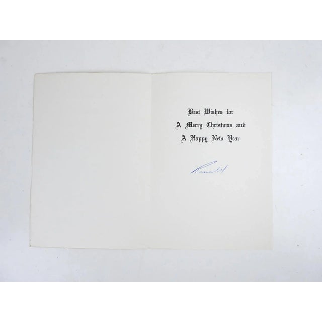 Small Vintage Early 20th Century Japanese Woodblock River Scene For Sale - Image 4 of 4