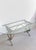 Spectacular Iron Swan Table With Oval Glass Top For Sale - Image 4 of 10